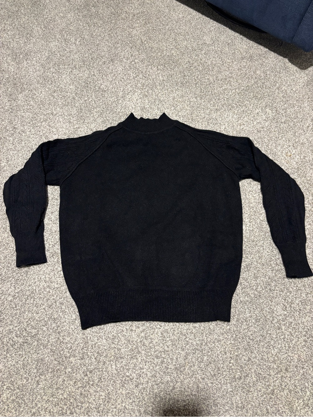 Women's Black Cowl Neck Sweater